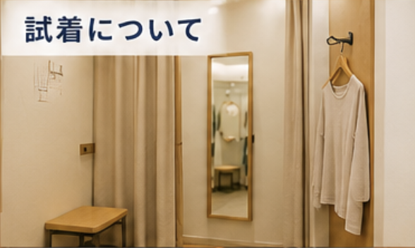 試着について