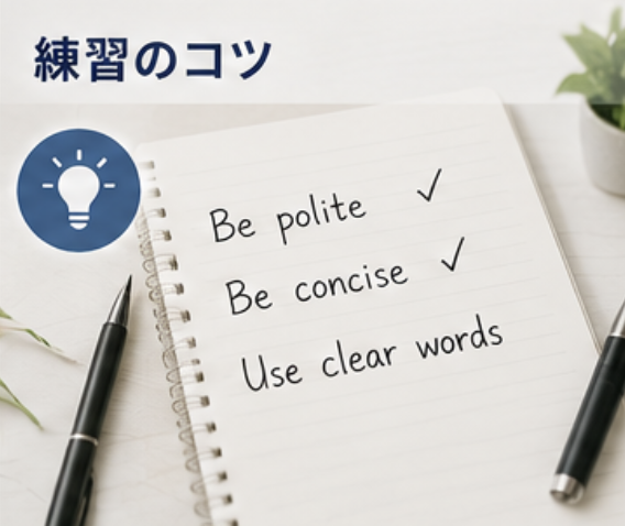 練習のコツ